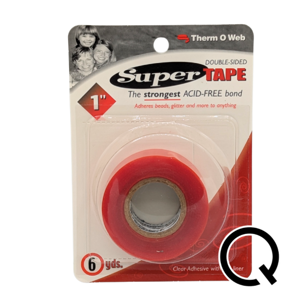 Super Tape 1" Therm O Web Red Liner Double Sided Adhesive Tape