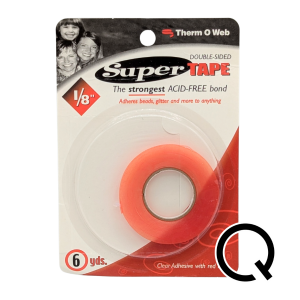 Super Tape 1/8" Therm O Web Red Liner Double Sided Adhesive Tape